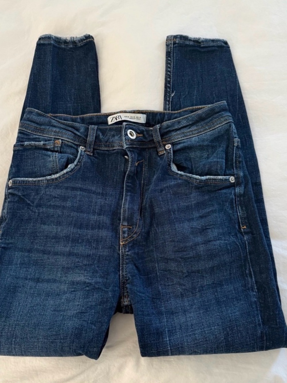 Zara Women’s Dark Wash Skinny Jeans, Size 30
